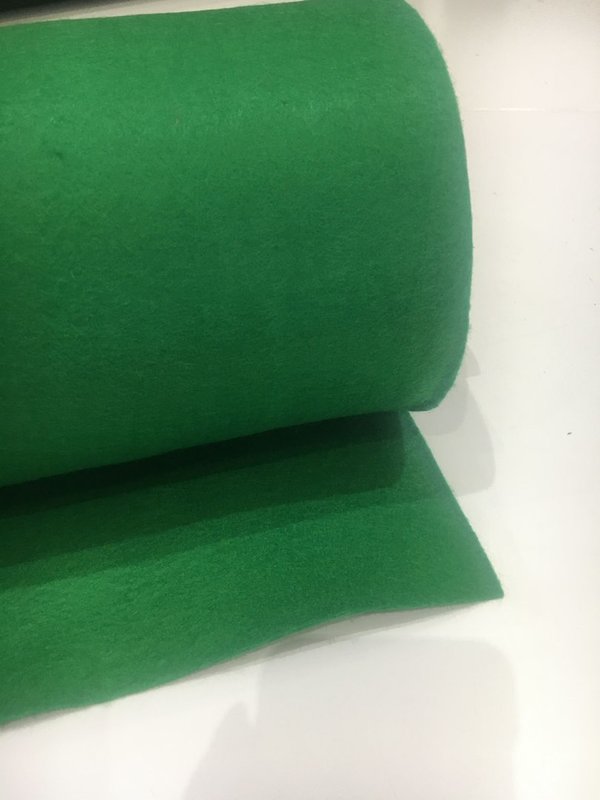 Filz 3mm Filzstoff grün