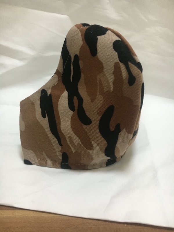 Camouflage Maske braun