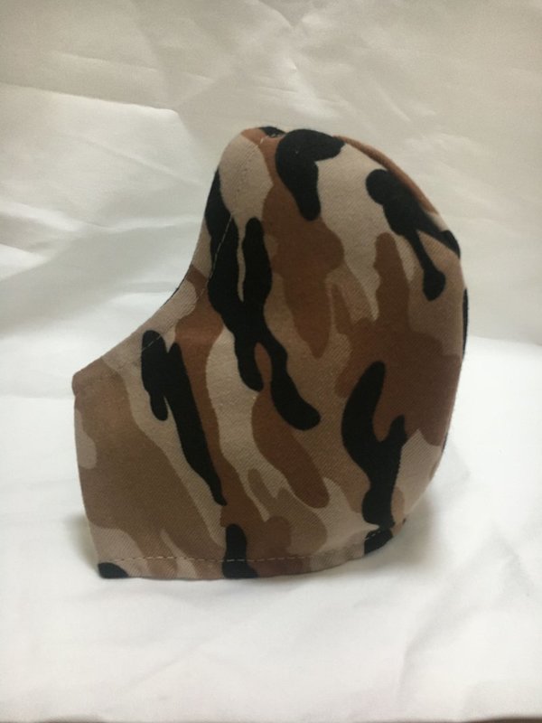 Camouflage Maske braun